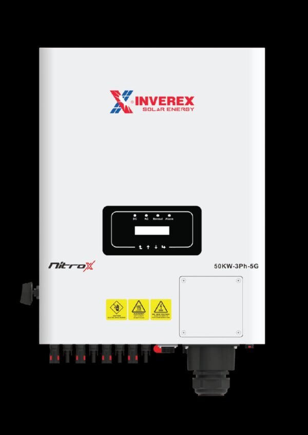 Inverex NitroX 50KW 3-Phase On-Grid Solar Inverter with Net Metering, available at wholesale prices from IMH Technologies Faisalabad