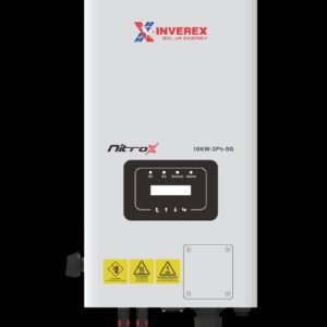 Inverex NitroX 10KW 3-Phase On-Grid Solar Inverter 5G Series with net metering support, available at wholesale price from IMH Technologies Faisalabad