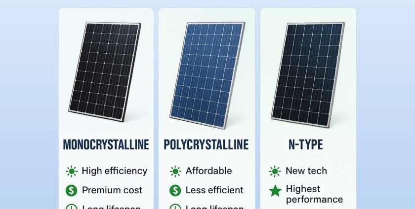 Monocrystalline vs Polycrystalline vs N-Type Panels – Which is Best?