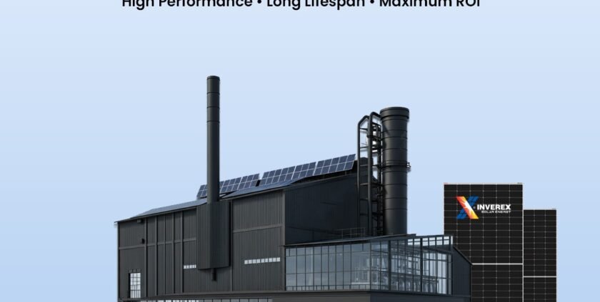 Best solar panels for industrial use in Pakistan 2025 installed on factory rooftop for energy savings