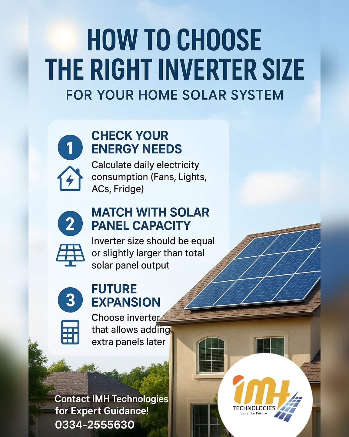 Solar inverter for home in Pakistan – Inverex hybrid inverter IMH Technologies