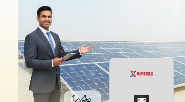 A solar power system installed by IMH Technologies at a textile factory in Lahore, showing how Pakistani businesses save money and energy with commercial solar solutions.