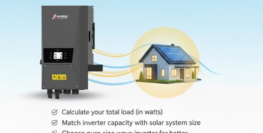 Inverex hybrid inverter installation in Pakistan – choosing the right inverter size for home solar system by IMH Technologies